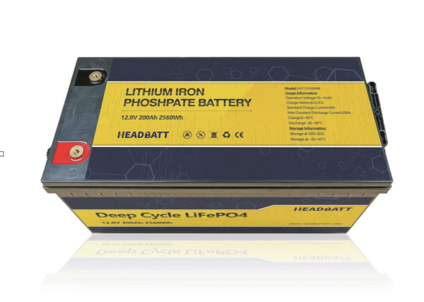 Deep Cycle lifepo4 battery 12v 200ah. 400ah Peak Discharge 6Kw 12V 24V - 48V BMS